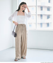 Pleated pants