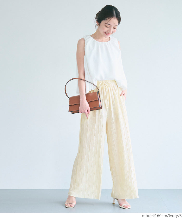 Pleated pants