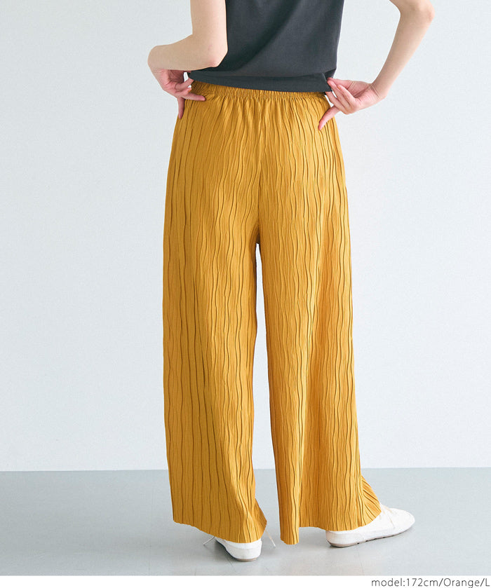 Pleated pants