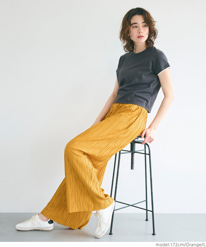 Pleated pants
