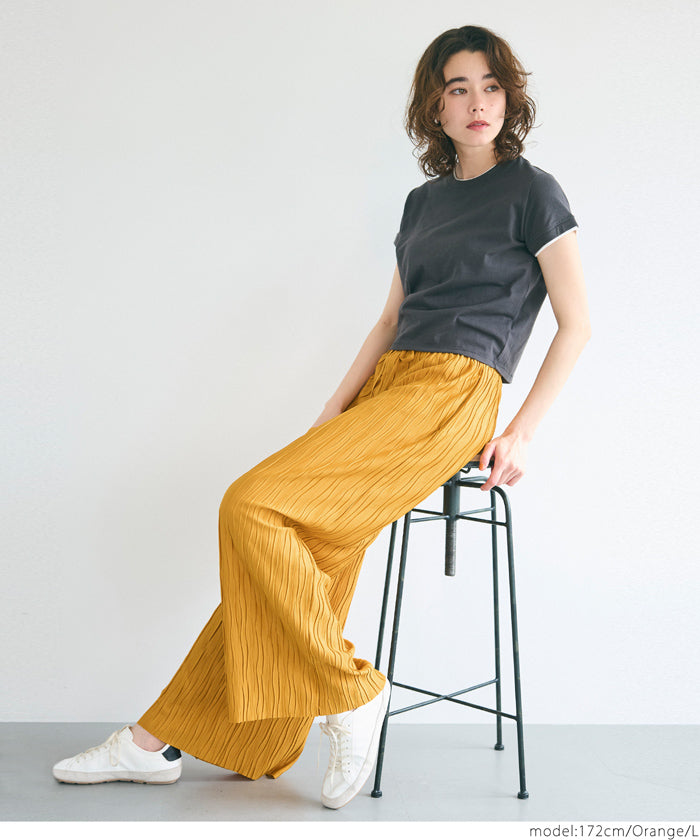 Pleated pants