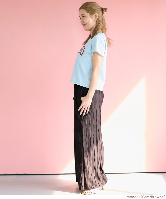 Pleated pants