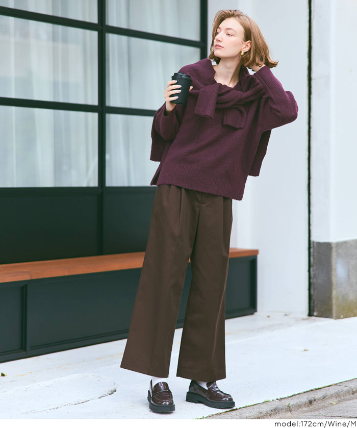 Fufuyaku style V neck top dress sexy style V neck side slim top dress long sleeves female