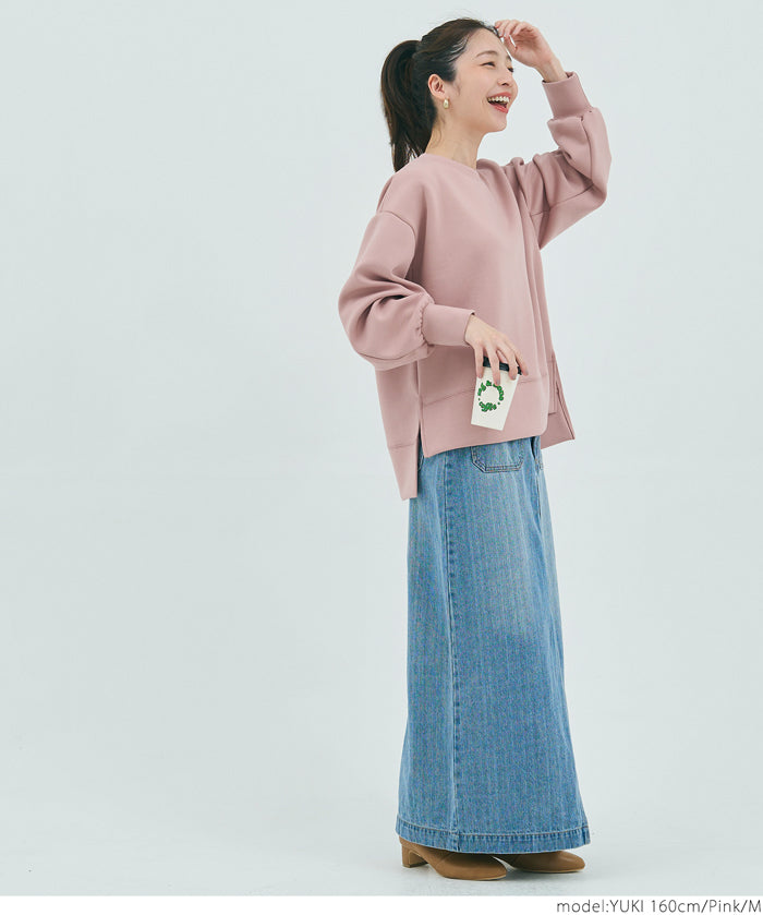 Crew neck soft sweatshirt