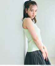 American style tank top with built in bra