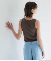 American style tank top with built in bra