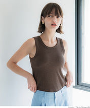 American style tank top with built in bra
