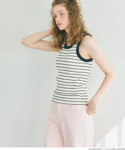 American style tank top with built in bra