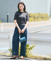 Temperamental and versatile short-sleeved cable knit sweater