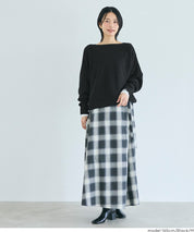 Dolman sleeve and boat neck knit