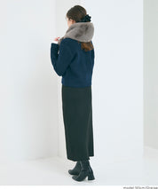 ティペットレディースヌードストールフェイクファーマフラーエコファー無地ムル変買23aw coca コカ