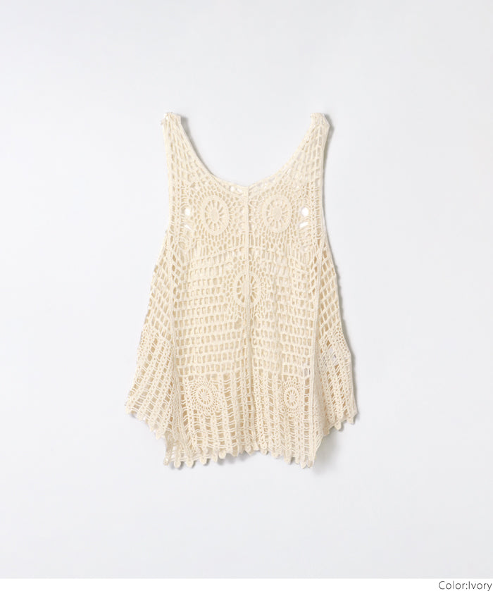 Children's summer knitted outerwear vest