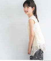 Children's summer knitted outerwear vest