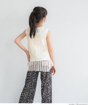 Children's summer knitted outerwear vest