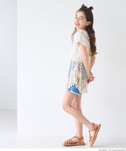 Children's summer knitted outerwear vest