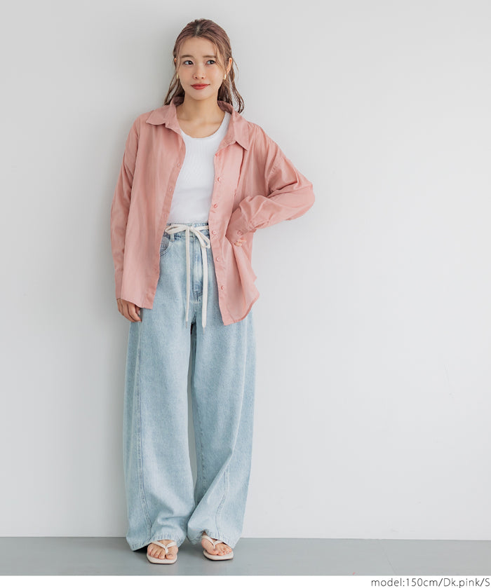 Lightweight Cotton Button-Down Shirt