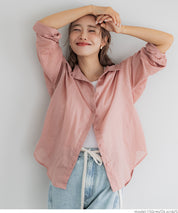 Lightweight Cotton Button-Down Shirt