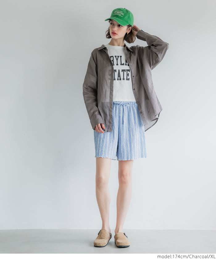 Lightweight Cotton Button-Down Shirt