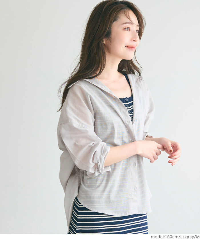 Lightweight Cotton Button-Down Shirt
