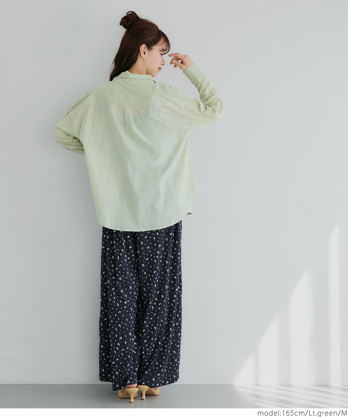 Lightweight Cotton Button-Down Shirt