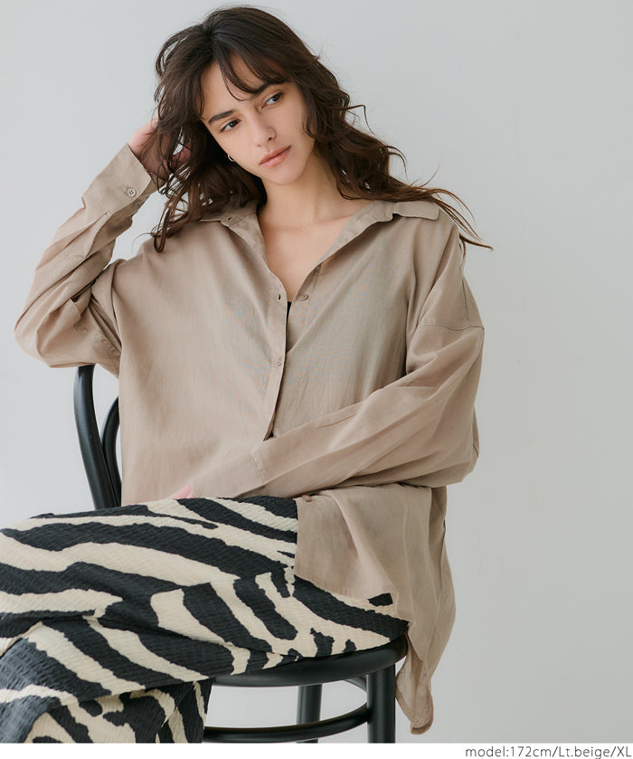 Lightweight Cotton Button-Down Shirt