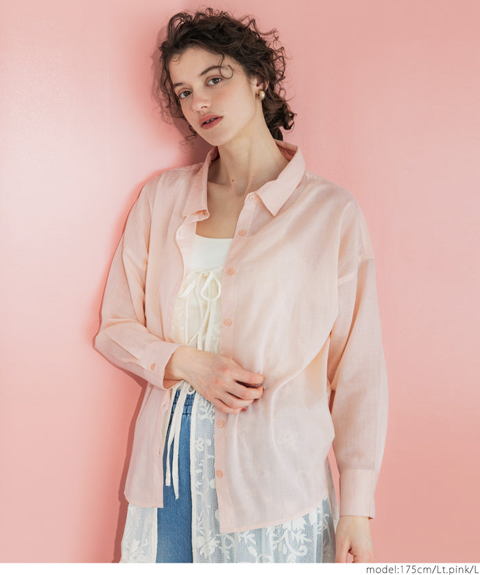 Lightweight Cotton Button-Down Shirt