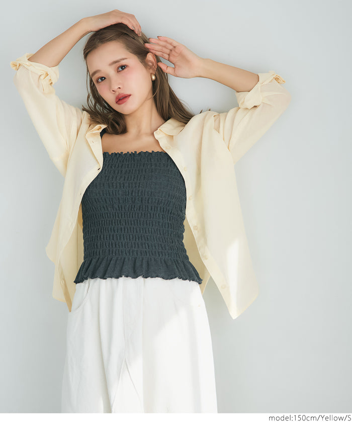 Lightweight Cotton Button-Down Shirt