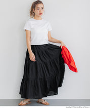 Japanese style fluffy cotton cake umbrella skirt