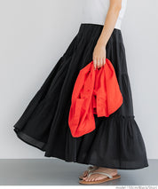 Japanese style fluffy cotton cake umbrella skirt