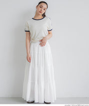 Japanese style fluffy cotton cake umbrella skirt