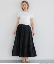 Japanese style fluffy cotton cake umbrella skirt