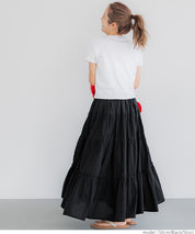 Japanese style fluffy cotton cake umbrella skirt