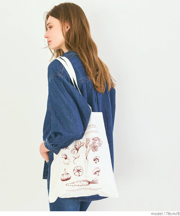 Various printed thin canvas bags