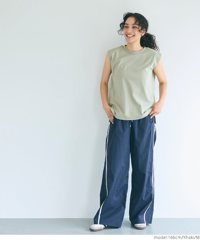 Solid Color Silky Cotton Sleeveless Tank Top