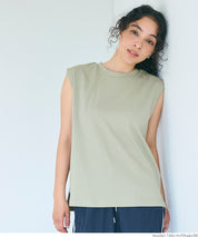 Solid Color Silky Cotton Sleeveless Tank Top