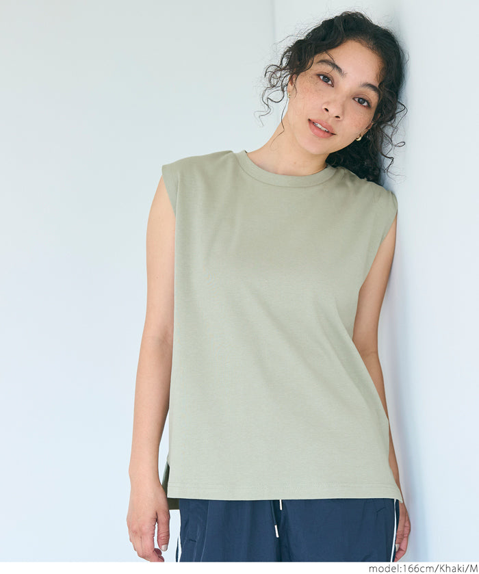 Solid Color Silky Cotton Sleeveless Tank Top