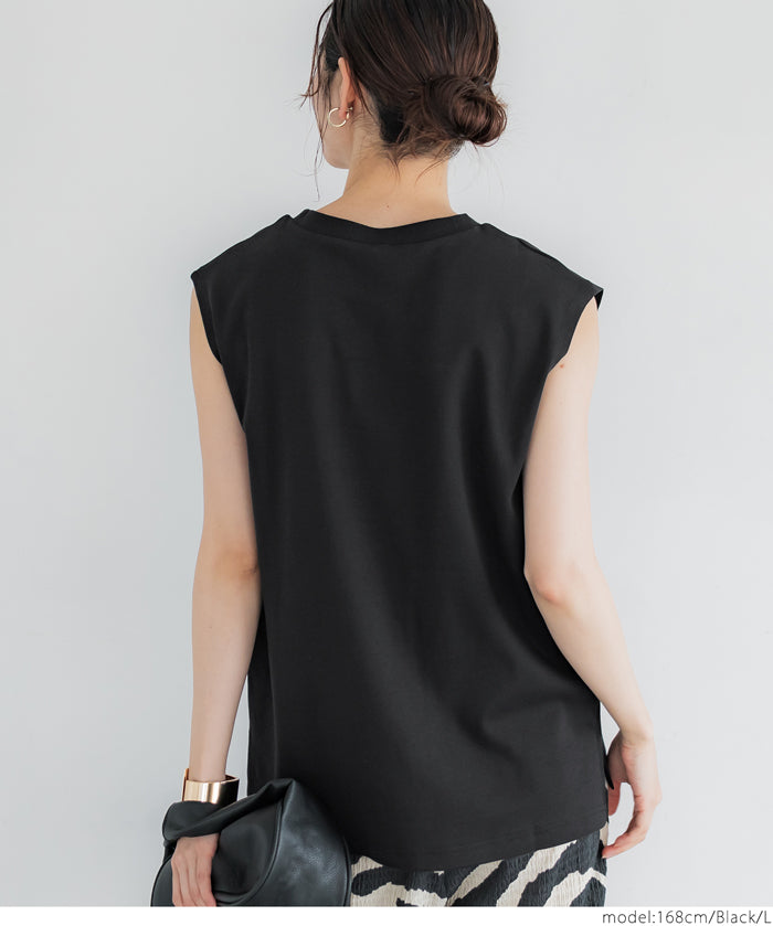 Solid Color Silky Cotton Sleeveless Tank Top