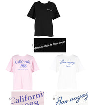 Slim-fit short-sleeved T-shirt with English logo