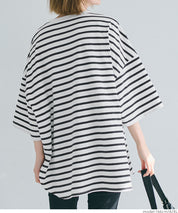 Zijin cotton round hem short-sleeved top T-shirt