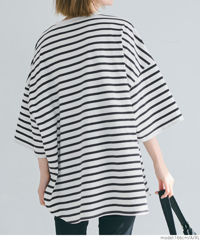 Zijin cotton round hem short-sleeved top T-shirt