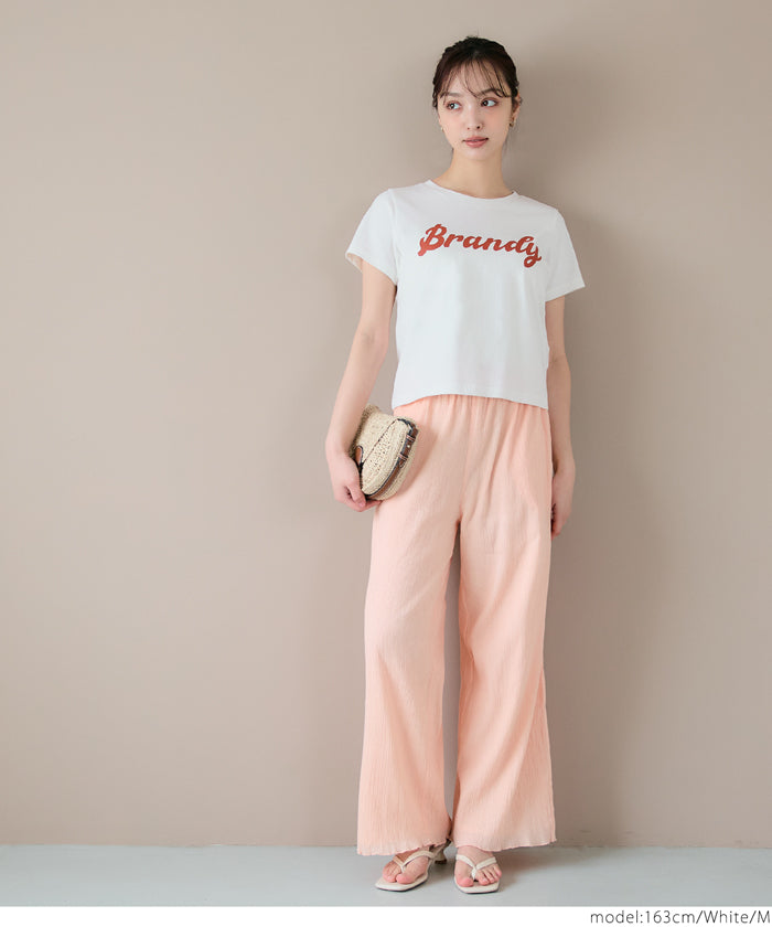 Tianzhu cotton fitted LOGO T-shirt