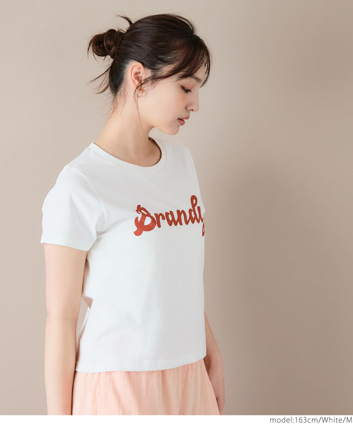 Tianzhu cotton fitted LOGO T-shirt