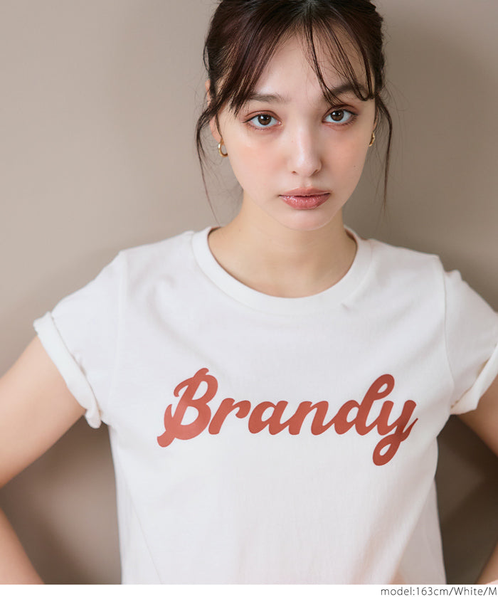 Tianzhu cotton fitted LOGO T-shirt