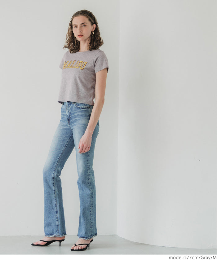 Tianzhu cotton fitted LOGO T-shirt