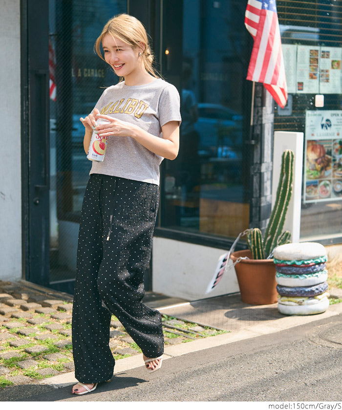 Tianzhu cotton fitted LOGO T-shirt