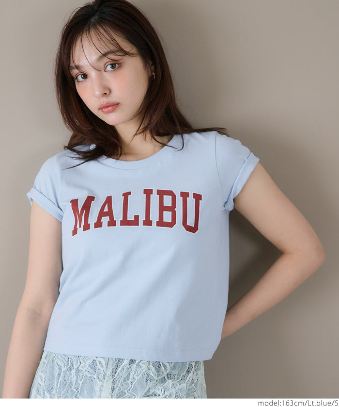 Tianzhu cotton fitted LOGO T-shirt