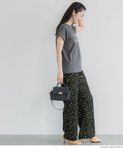 Embroidered French Sleeve Logo T-Shirt