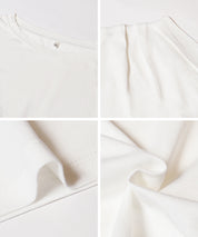 Cotton pleated sleeveless tank top