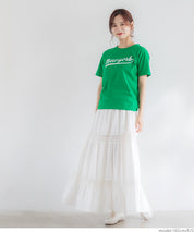 A variety of LOGO regular-fit short-sleeved T-shirts for parents and children