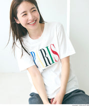 A variety of LOGO regular-fit short-sleeved T-shirts for parents and children